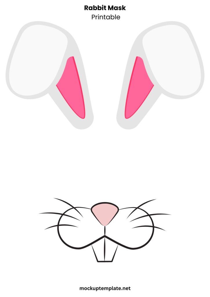 Rabbit Mask Printable