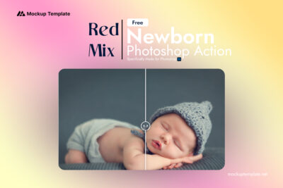 Red Mix Newborn Photoshop Action