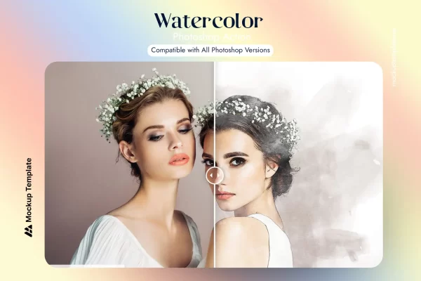 Watercolour Photoshop action presets 2