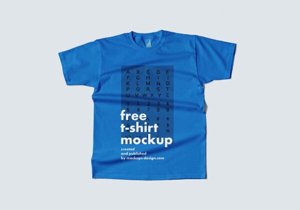 Flat T-Shirt Mockup - Image 3