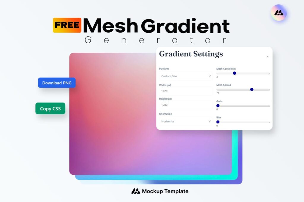 Free Mesh Gradient Generator