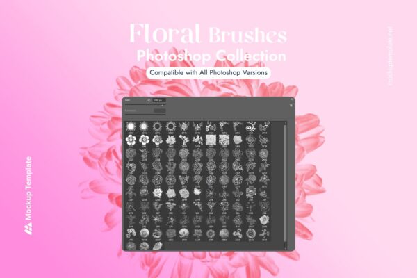 100+ Floral Brush Photoshop (FREE) - Image 2