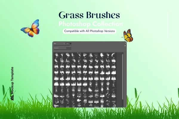 100+ Grass Brush Photoshop (FREE) - Image 2