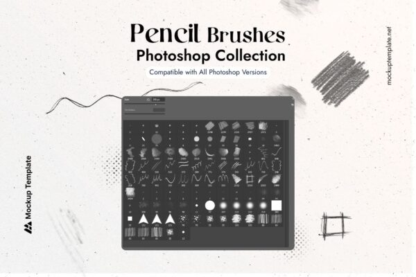 100+ Pencil Brush Photoshop (FREE) - Image 2