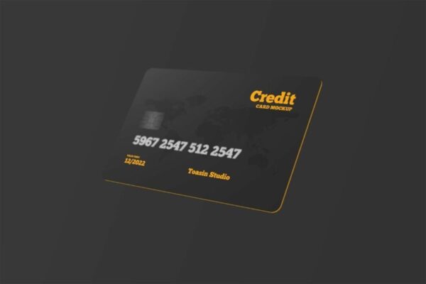 4 Showcases of Credit Card Mockup 03