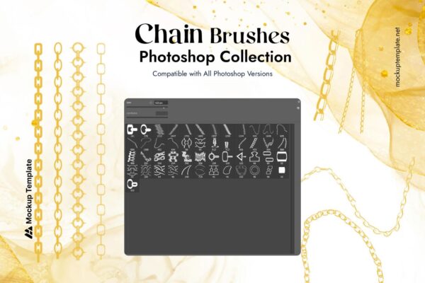 Chain Brush Photoshop free download