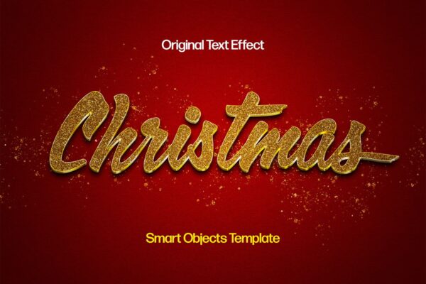 Christmas-Gold-Glitter-Text-Effect