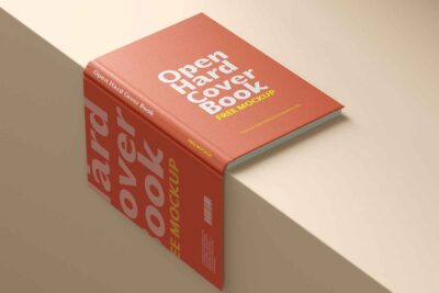 Edge Hardcover Book Mockup