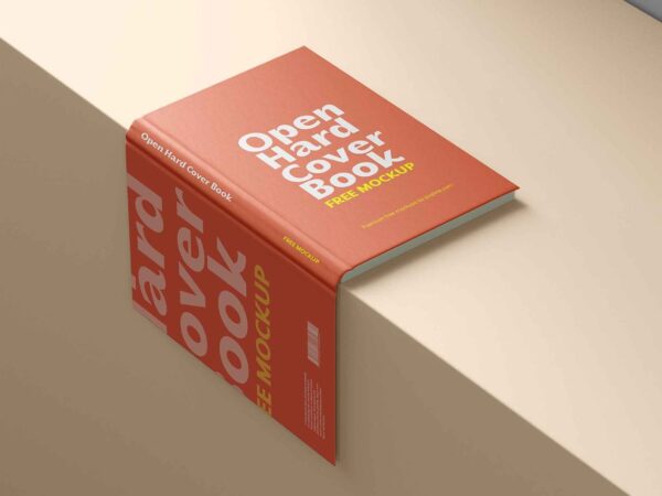 Edge Hardcover Book Mockup