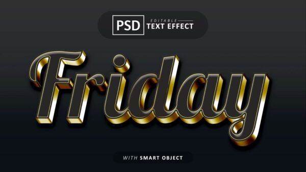 Editable Text Effect PSD