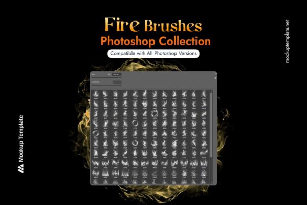 150+ Fire Brush Photoshop (FREE) - Image 2