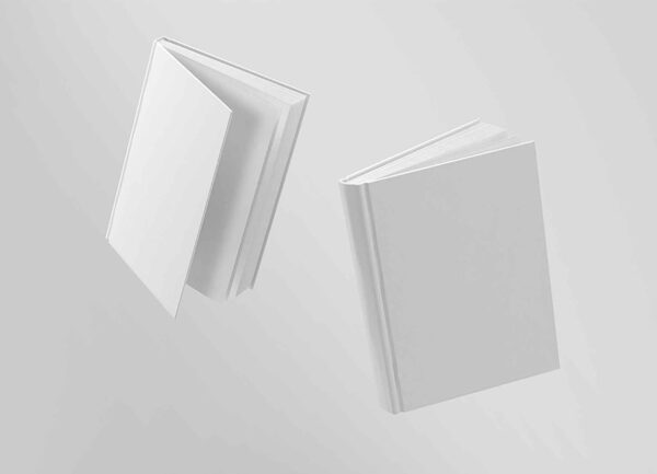 Floating Hardcover Books Mockup - Image 2