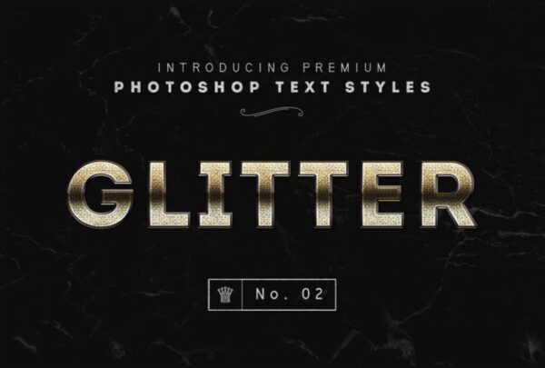 Free 3 Photoshop Gold Text Styles - Image 2