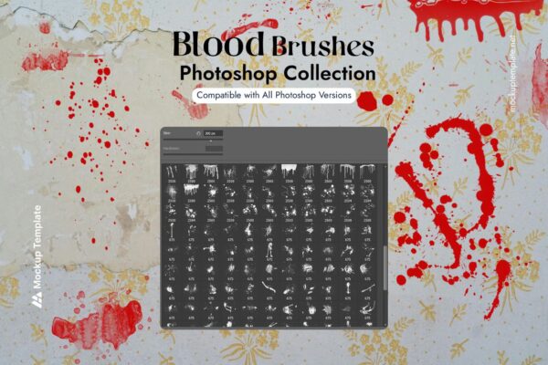 Free Blood Brush Photoshop