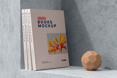 Free Book Mockup Template PSD