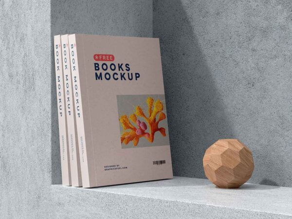 Free Book Mockup Template PSD