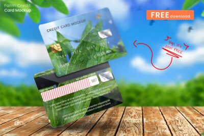 Free Eco-Friendly Credit Card PSD