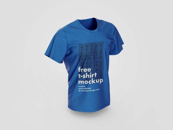 Free Freestanding T-Shirt Mockup (PSD) - Image 2