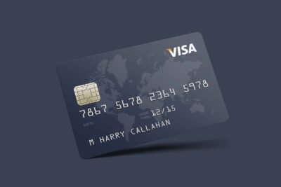 Free Photorealistic Credit Card Mockup