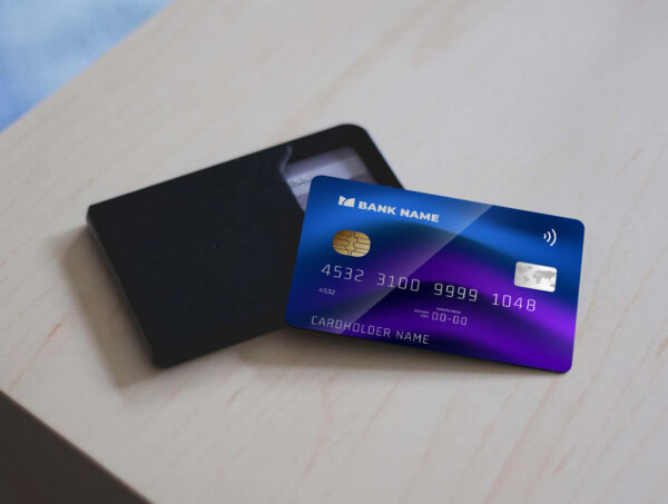 Free Realistic Credit Card Mockup PSD