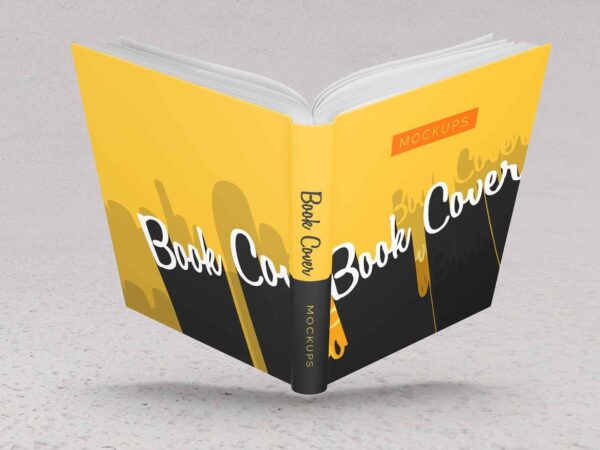 Free Simple Front and Back Cover Book Mockup - Image 2