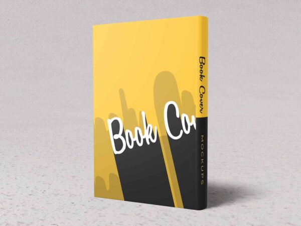 Free Simple Front and Back Cover Book Mockup