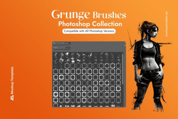 Grunge Brushes Photoshop Free Download