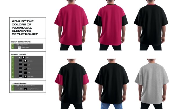 Men Oversized Merch Mockup 2