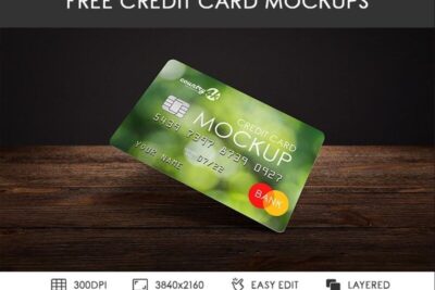 Two Different Credit Card Mockups