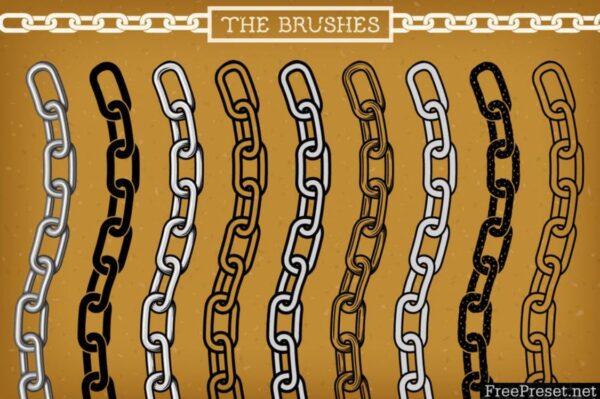 free chain brush illustrator 2