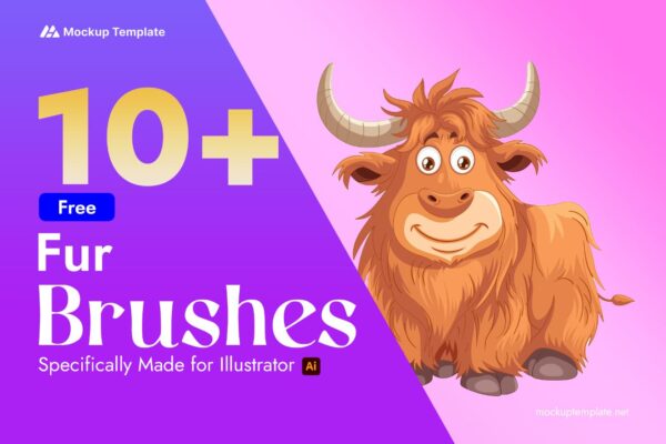 fur brush illustrator