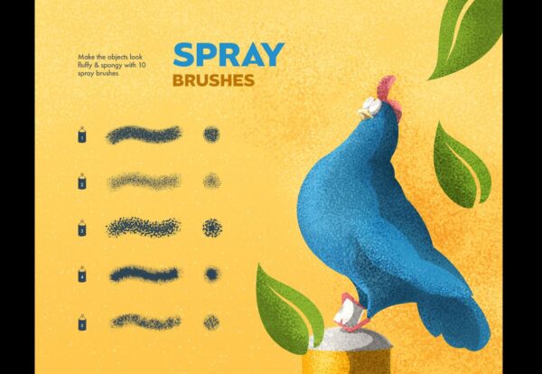 spray brush illustrator 2