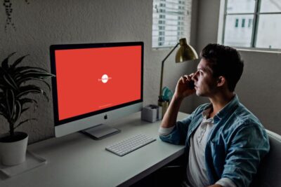 Developer Using iMac Mockup