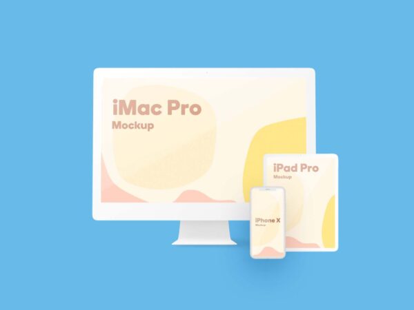 Free Apple Devices Design Mockup - Image 2