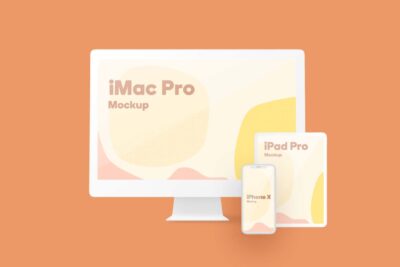 Free Apple Devices Design Mockup