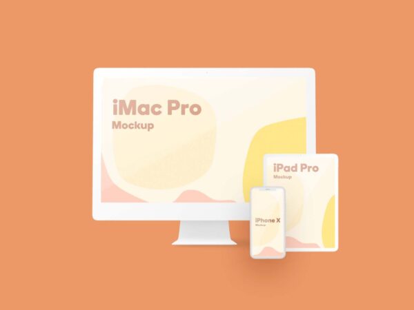 Free Apple Devices Design Mockup