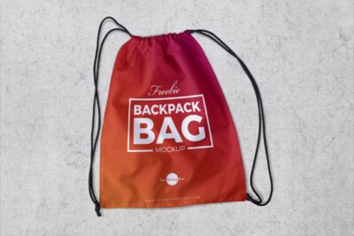 Free Backpack Bag Mockup PSD