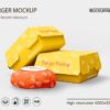 Free Burger Branding PSD Mockup