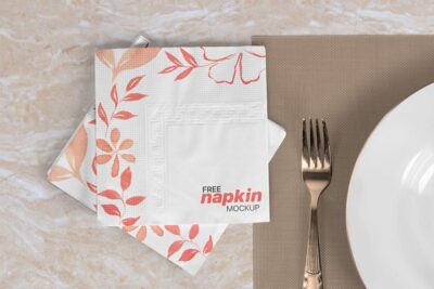 Free Napkin Mockup