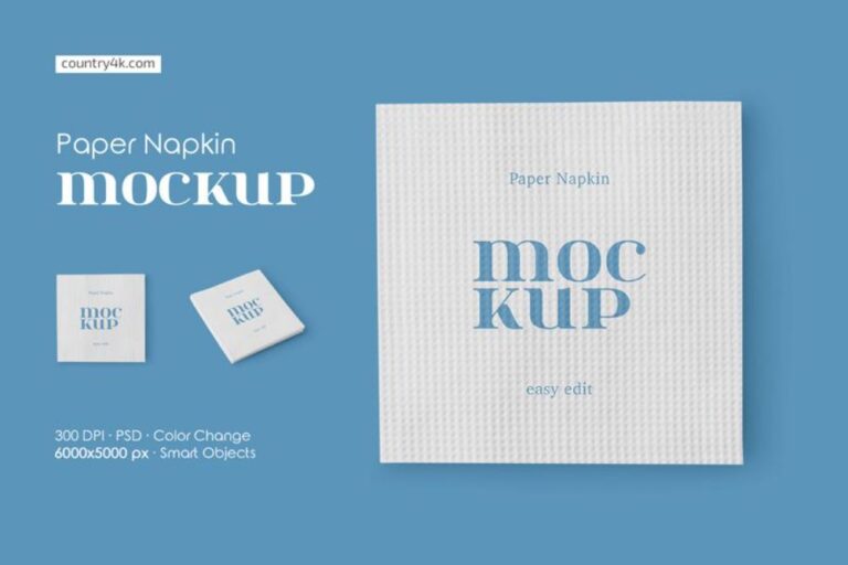 15 Best Free Napkin Mockup Psd Templates 2025