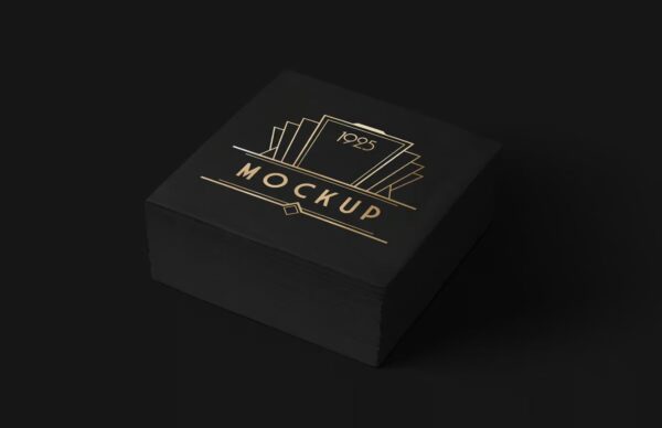 Free Paper Napkins Mockup 3