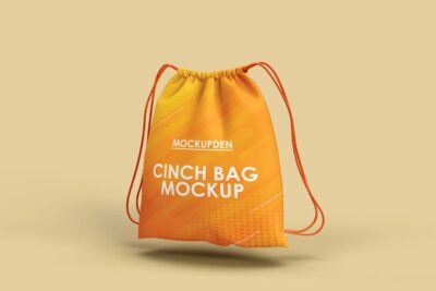 Free String Bag Mockup