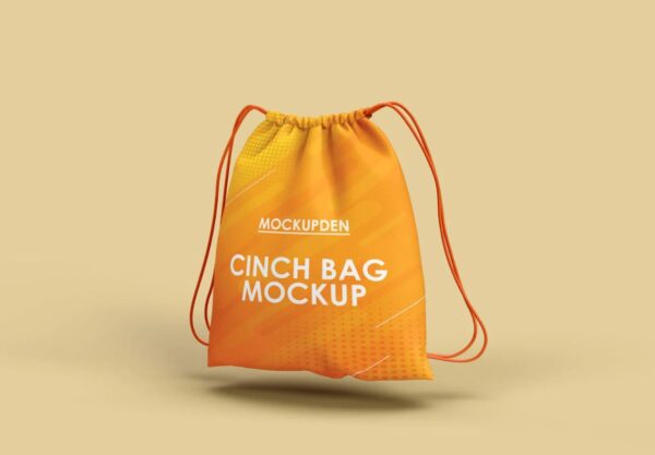 Free String Bag Mockup