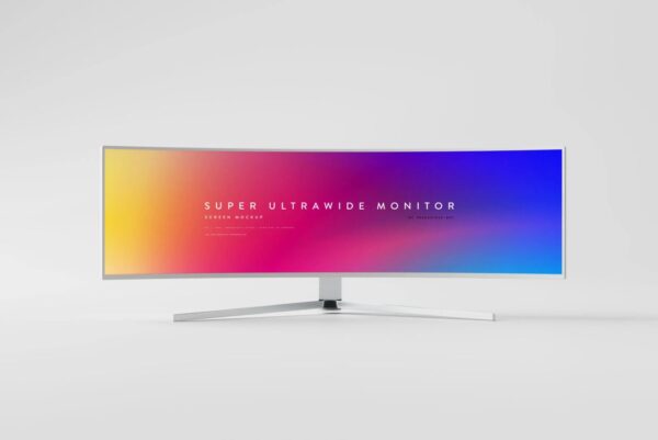 Super Ultrawide Monitor Mockup