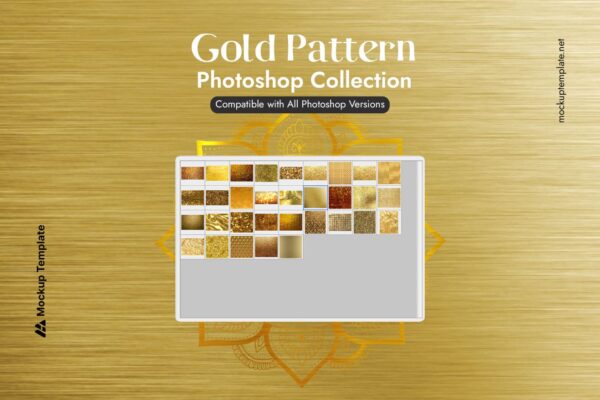 26+ Gold Pattern Photoshop (FREE) - Image 2