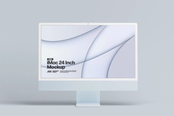 iMac 24 Inch Mockup 2