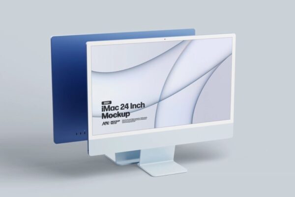 iMac 24 Inch Mockup 3