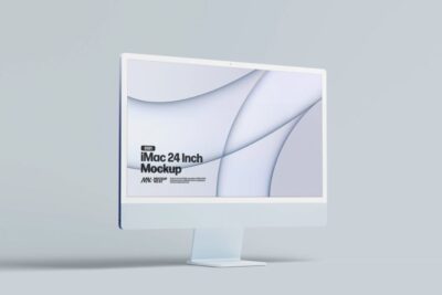 iMac 24 Inch Mockup