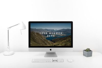 iMac PSD Mockup