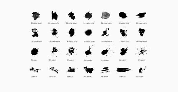 28 Free Ink Brushes - Image 2